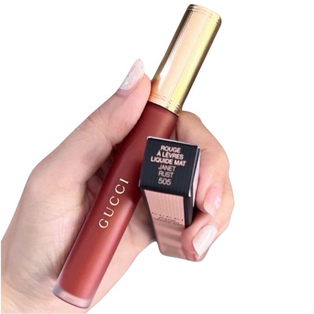 Gucci Janet Rust 505 Liquid Matte Lip Colour Rouge À Lèvres Authentic New